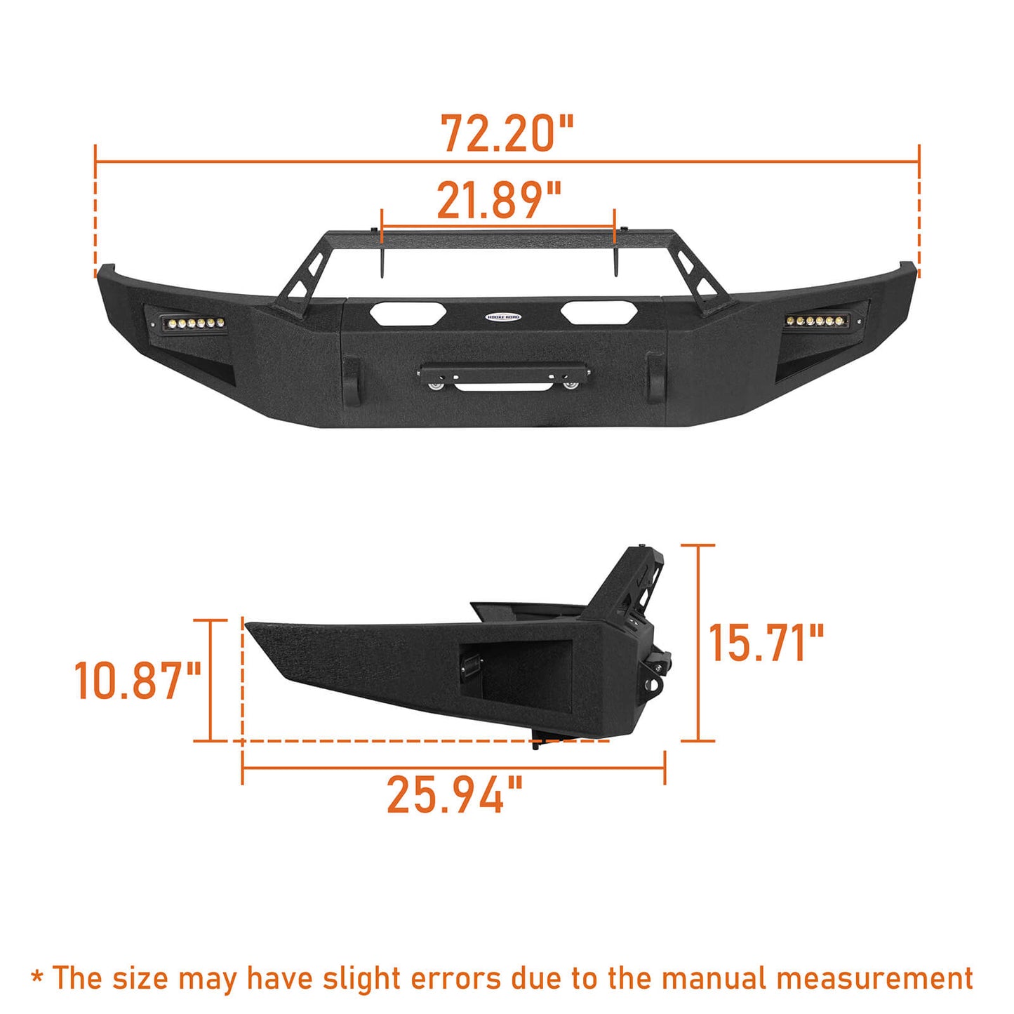 Ford Heavy Duty Front Winch Bumper Replacement (19-23 Ranger) - Ultralisk 4x4 b8801 11