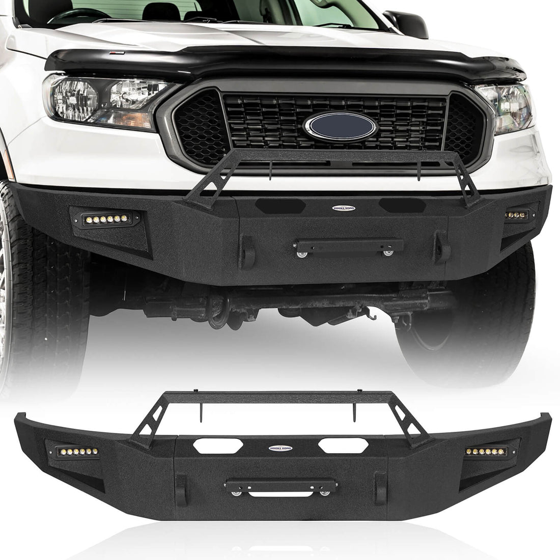 Ford Heavy Duty Front Winch Bumper Replacement (19-23 Ranger) - Ultral ...