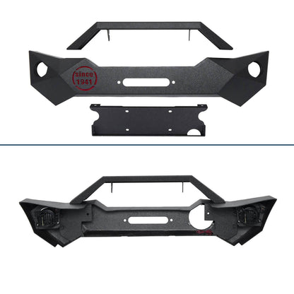 Fragmentation Stubby Front Bumper(07-18 Jeep Wrangler JK) - Ultralisk 4x4