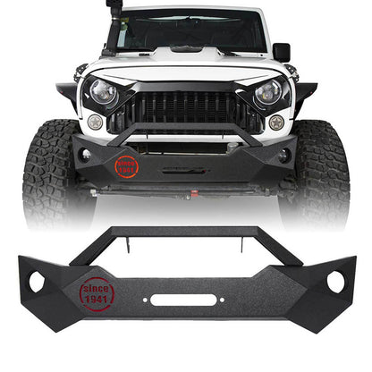 Fragmentation Stubby Front Bumper(07-18 Jeep Wrangler JK) - Ultralisk 4x4