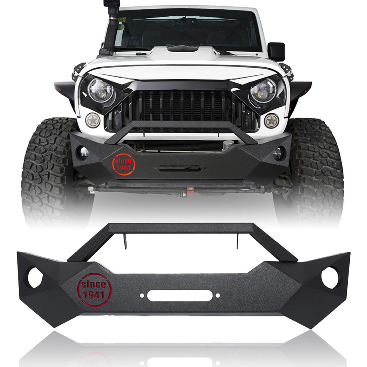 Front Bumper(07-18 Jeep Wrangler JK) - ultralisk4x4