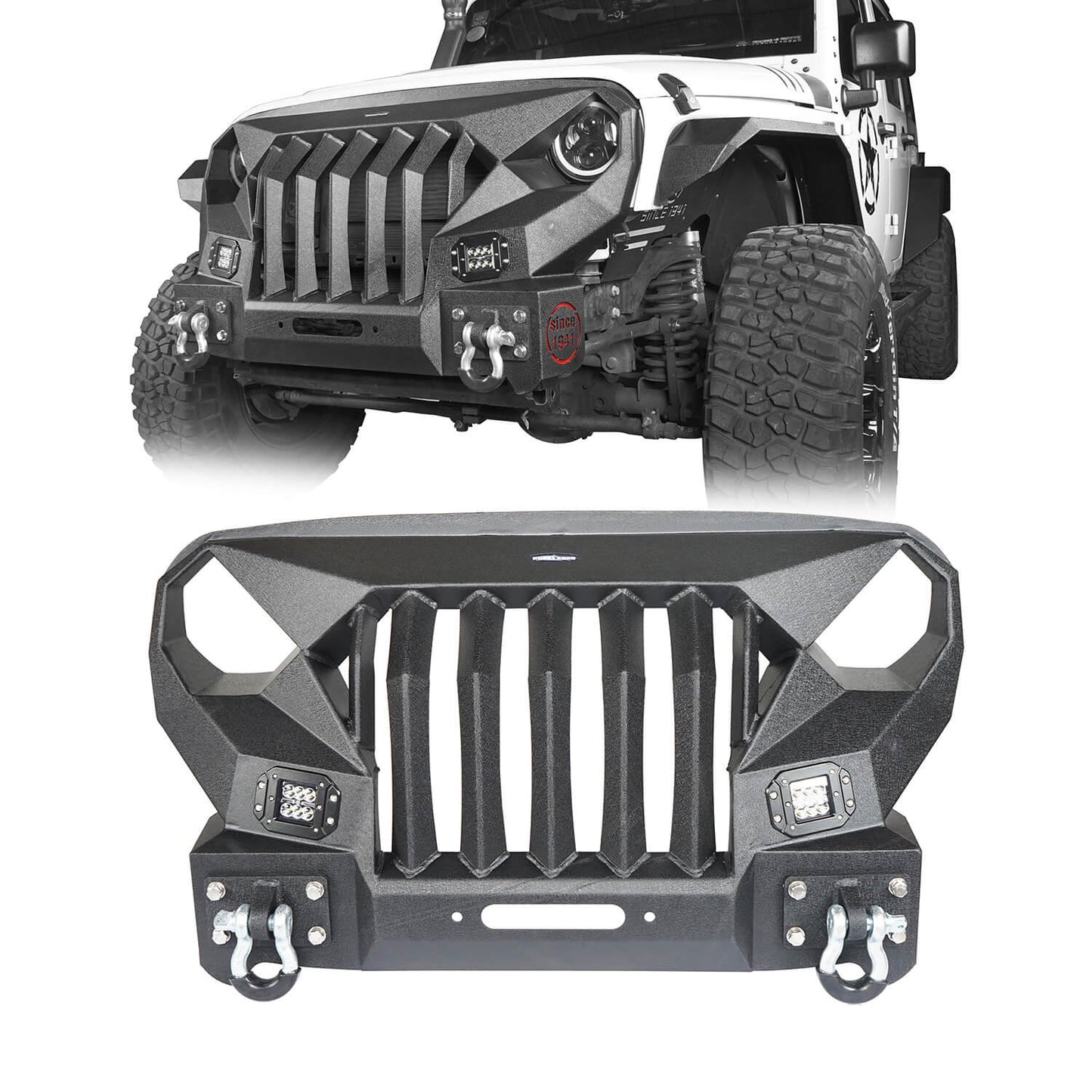 Front Bumper(07-18 Jeep Wrangler JK) - ultralisk4x4