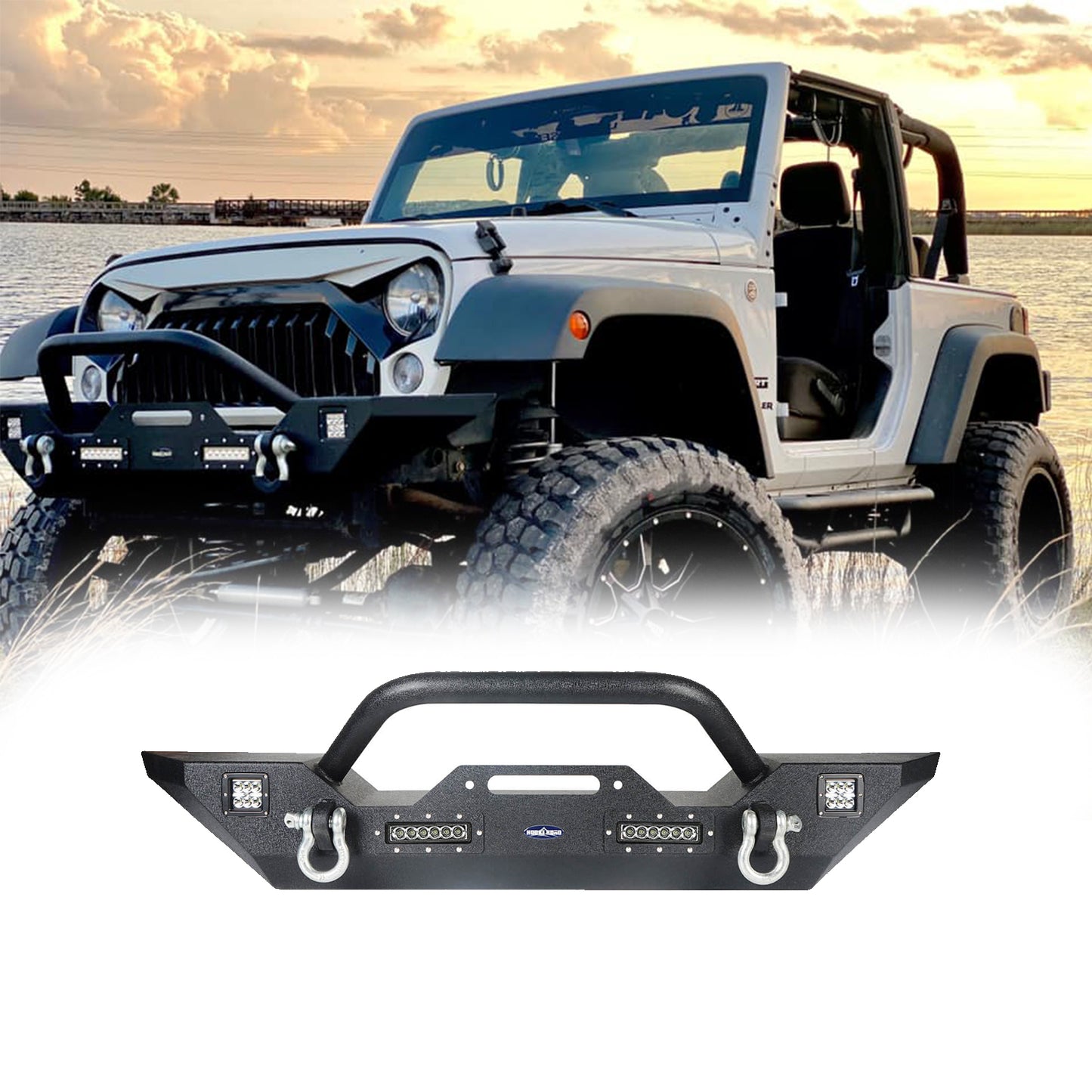 Front Bumper(07-18 Jeep Wrangler JK) - ultralisk4x4