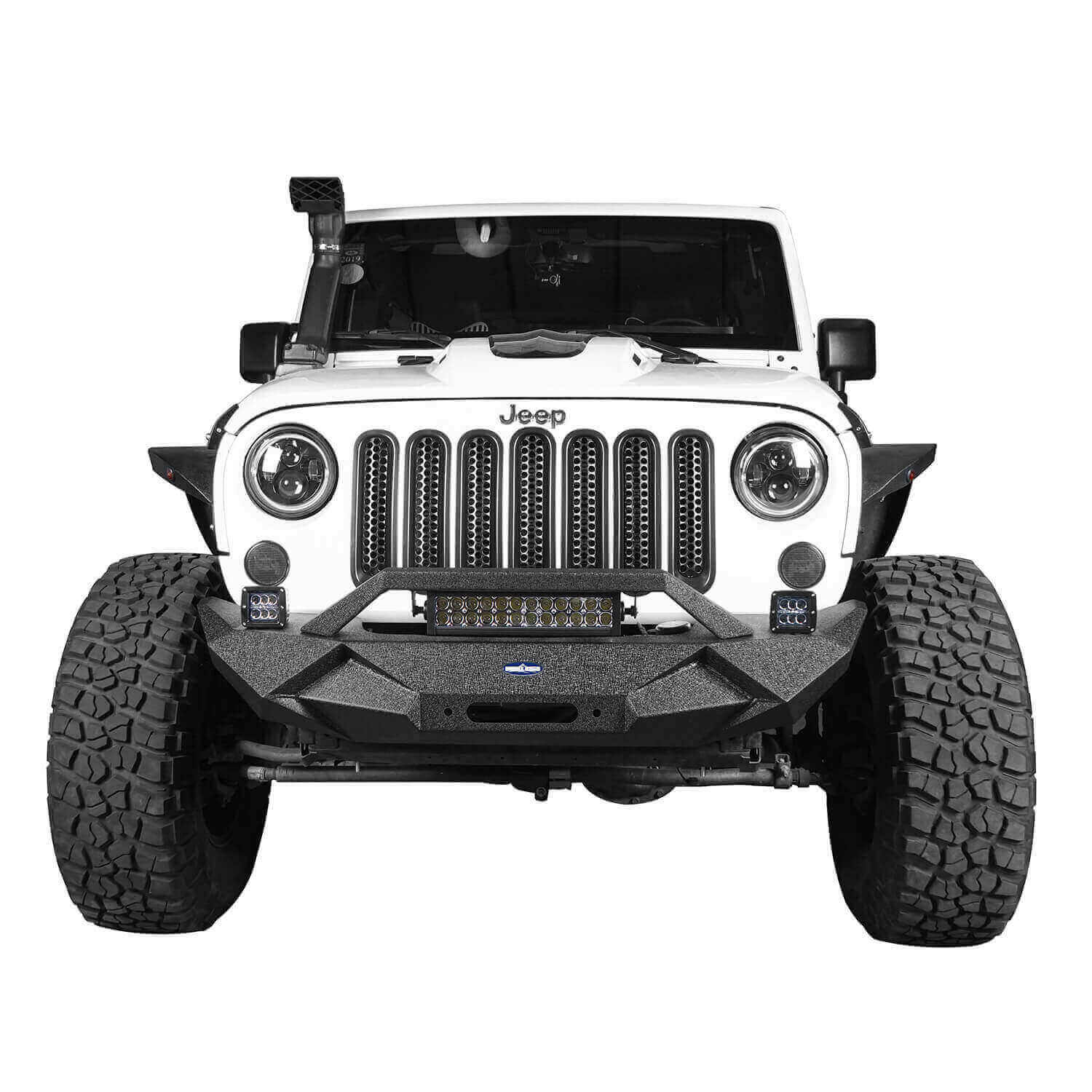 Hooke Road Wrangler TJ Bumpers Combo Front Winch Bumper + Rear