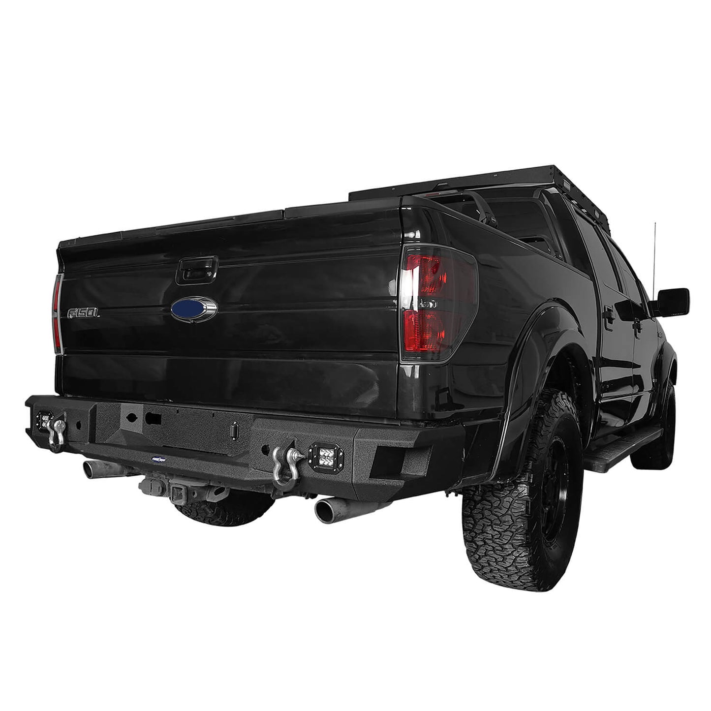 Front Bumper & Rear Bumper & Roof Rack(09-14 Ford F-150 SuperCrew,Excluding Raptor) - ultralisk4x4