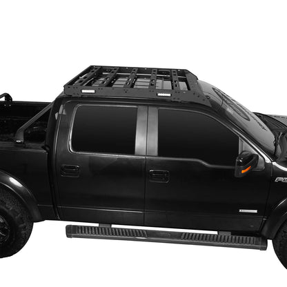 Front Bumper & Rear Bumper & Roof Rack(09-14 Ford F-150 SuperCrew,Excluding Raptor) - ultralisk4x4