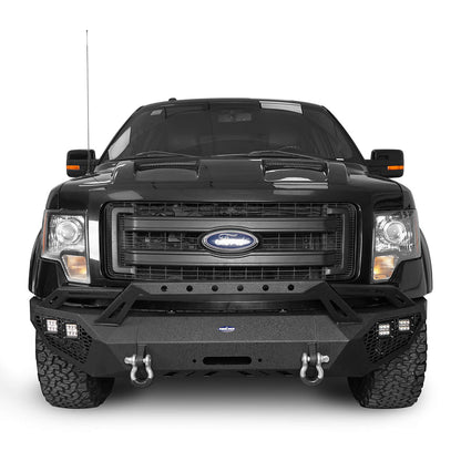 Front Bumper & Rear Bumper & Roof Rack(09-14 Ford F-150 SuperCrew,Excluding Raptor) - ultralisk4x4