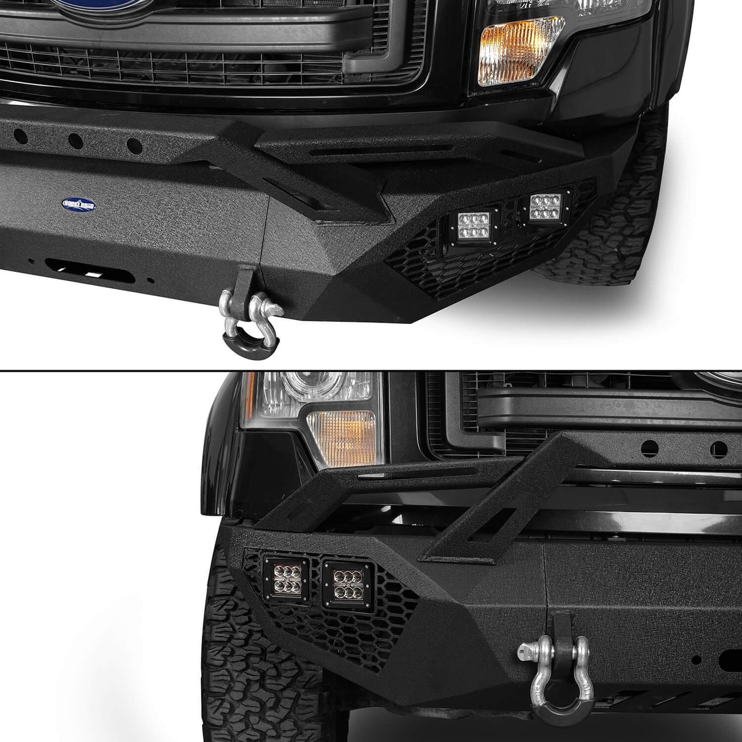 Front Bumper & Rear Bumper & Roof Rack(09-14 Ford F-150 SuperCrew,Excluding Raptor) - ultralisk4x4