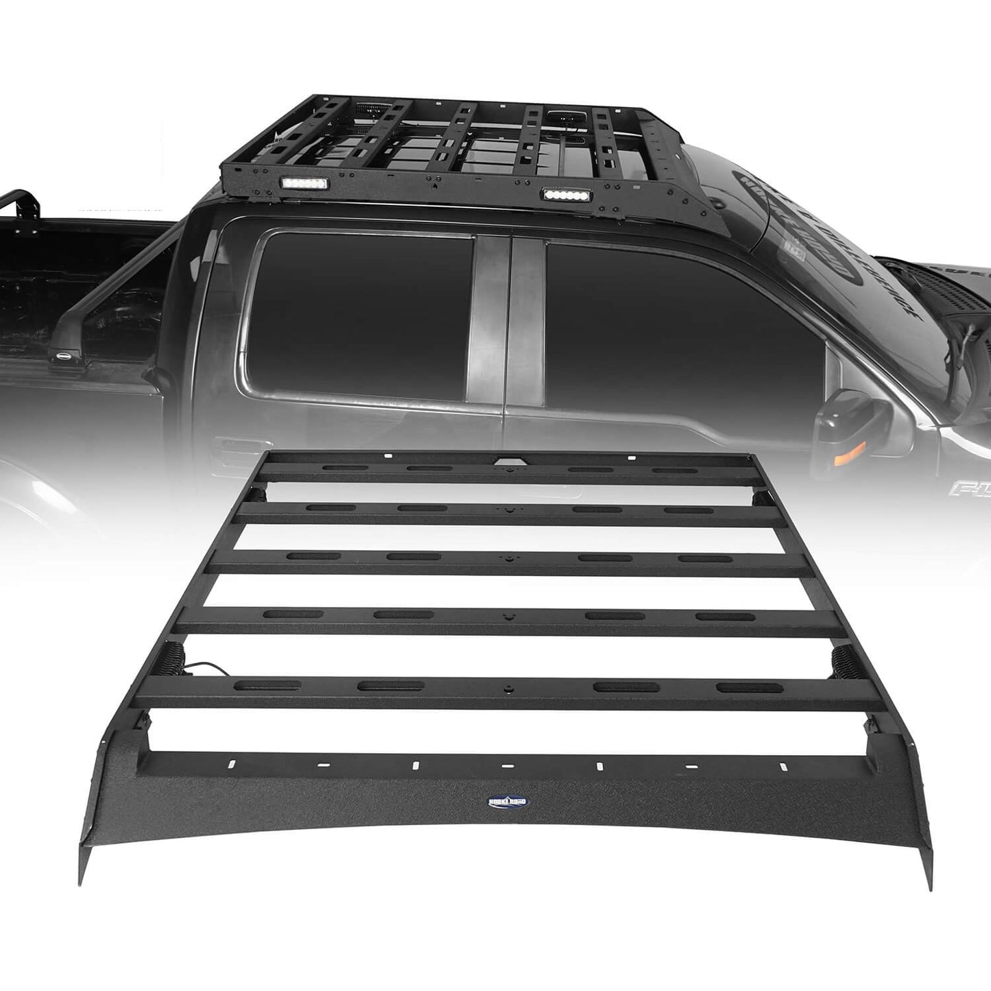 Front Bumper & Rear Bumper & Roof Rack(09-14 Ford F-150 SuperCrew,Excluding Raptor) - ultralisk4x4