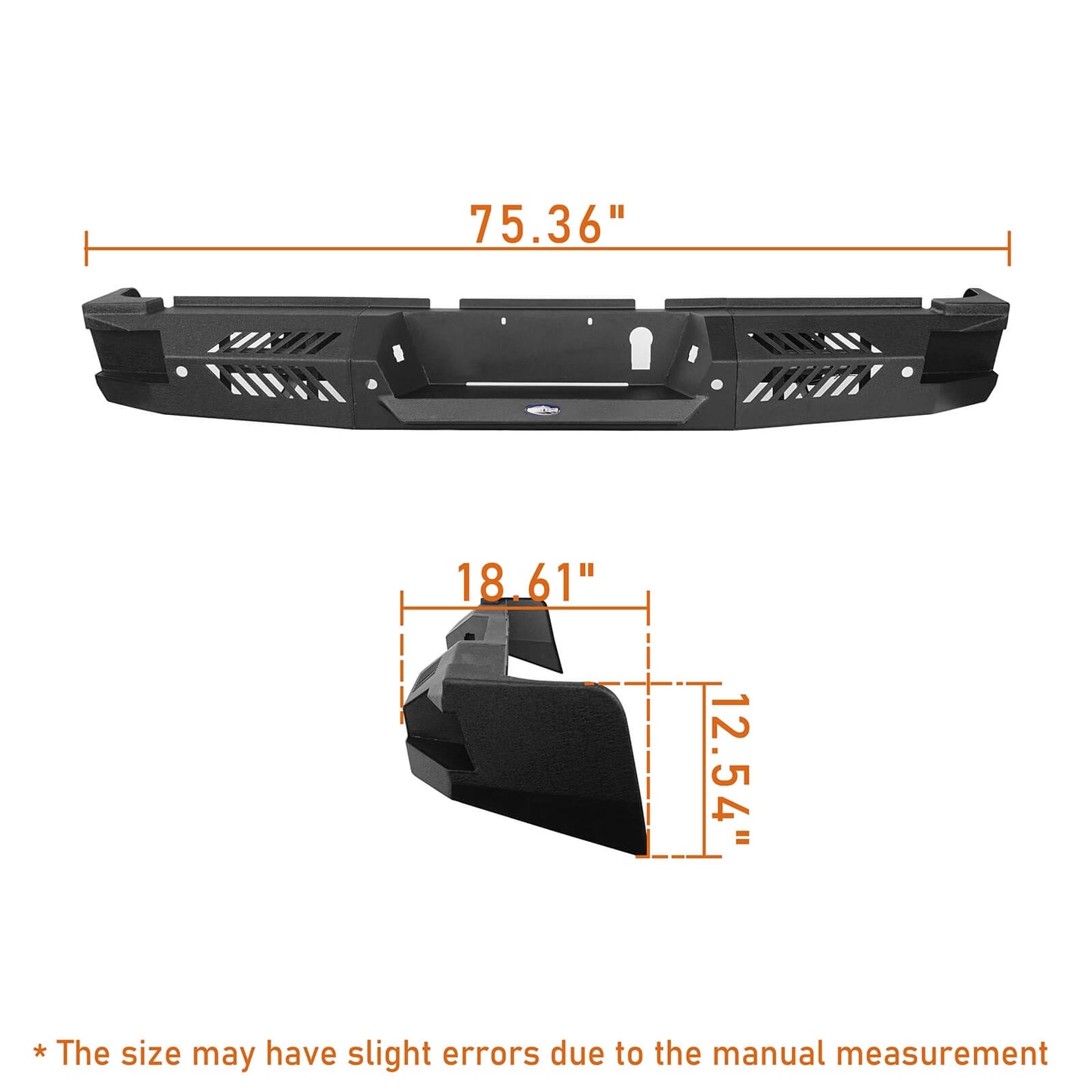 Full Width Front Bumper & Rear Bumper w/ Led Lights for 2019-2021 Dodge Ram 2500 - ultralisk4x4 u63026301 16