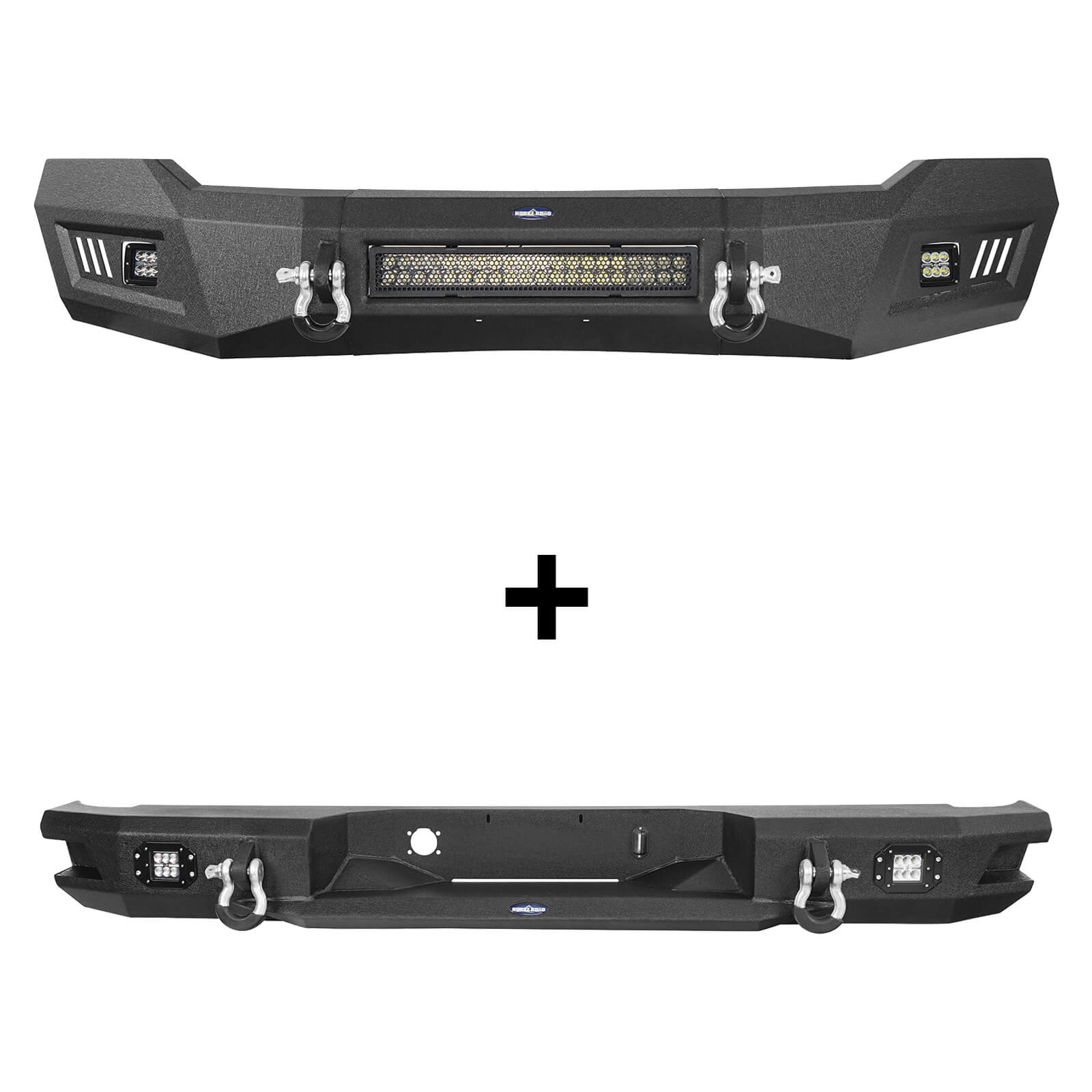 Dodge Ram Front Bumper & Rear Bumper w/Lights for 2006-2008 Dodge Ram 1500 - Ultralisk 4x4 U65006503 2