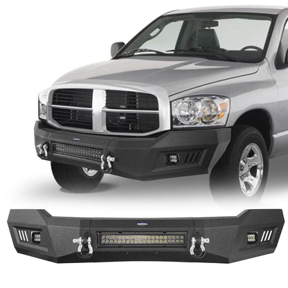 Dodge Ram Front Bumper & Rear Bumper w/Lights for 2006-2008 Dodge Ram 1500 - Ultralisk 4x4 U65006503 3