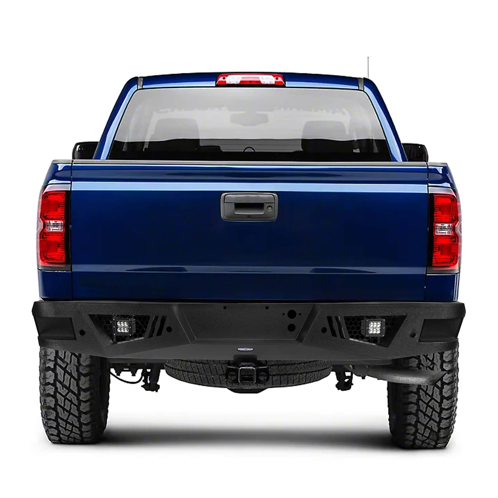 2016-2018 Chevy Silverado 1500 Full Width Front Bumper & Rear Bumper w/Lights- ultralisk4x4 u90239024 11