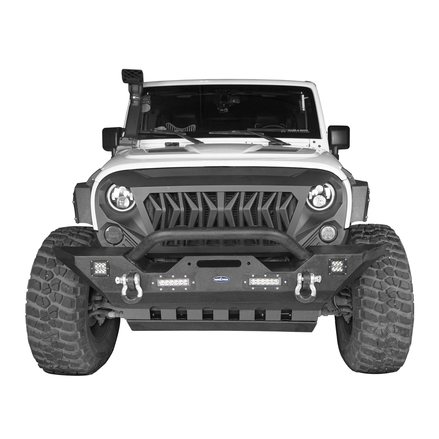 Front Bumper & Side Steps(07-18 Jeep Wrangler JK) - ultralisk4x4