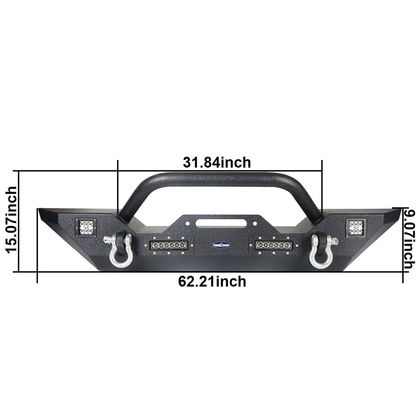 Front Bumper & Side Steps(07-18 Jeep Wrangler JK) - ultralisk4x4