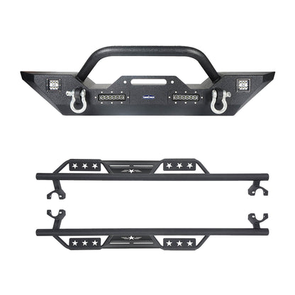 Front Bumper & Side Steps(07-18 Jeep Wrangler JK) - ultralisk4x4