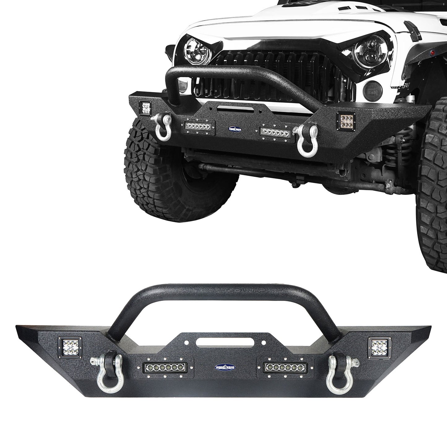 Front Bumper & Side Steps(07-18 Jeep Wrangler JK) - ultralisk4x4