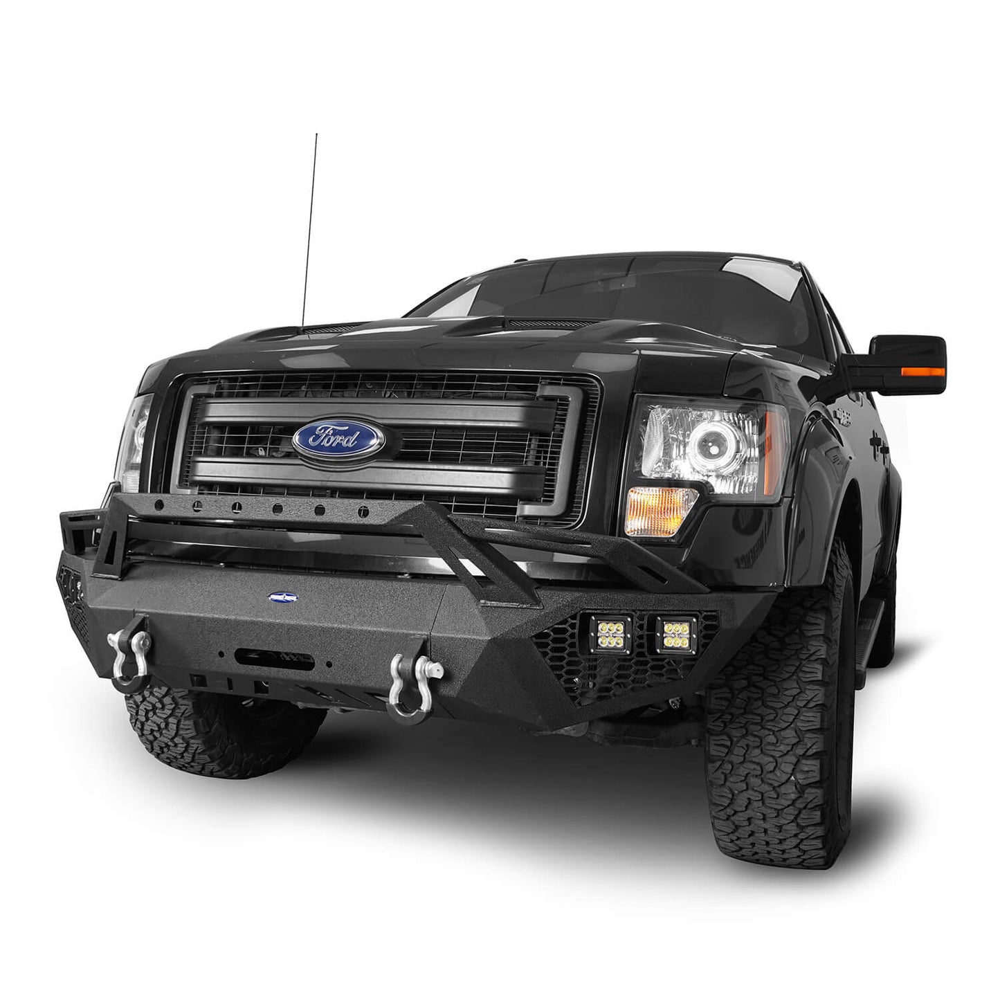 Full Width Front Bumper w/Grill Guard(09-14 Ford F-150, Excluding Raptor) - Ultralisk4x4