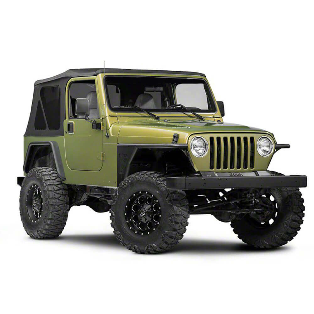 Jeep TJ Front Fender Flares Armor Wheel Fenders for 1997-2006 Jeep Wrangler TJ bxg058 2