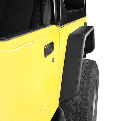 Front & Rear Fender Flares Tubular Fenders(97-06 Jeep Wrangler TJ) - ultralisk4x4