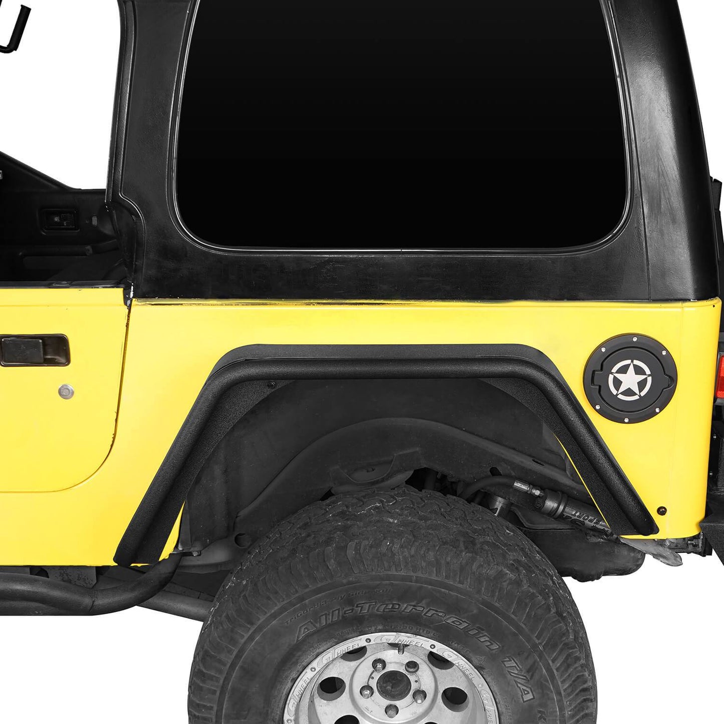 Front & Rear Fender Flares Tubular Fenders(97-06 Jeep Wrangler TJ) - ultralisk4x4