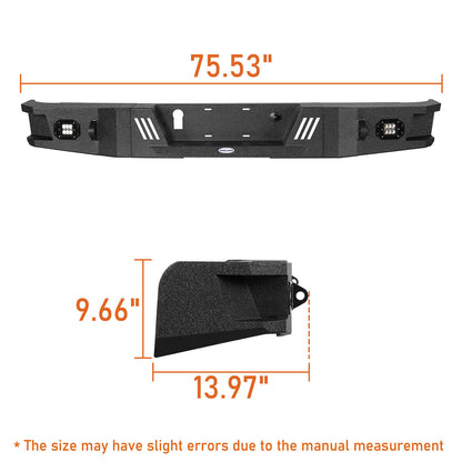 Toyota Tundra Full Width Back Bumper(07-13 Toyota Tundra) - Ultralisk 4x4