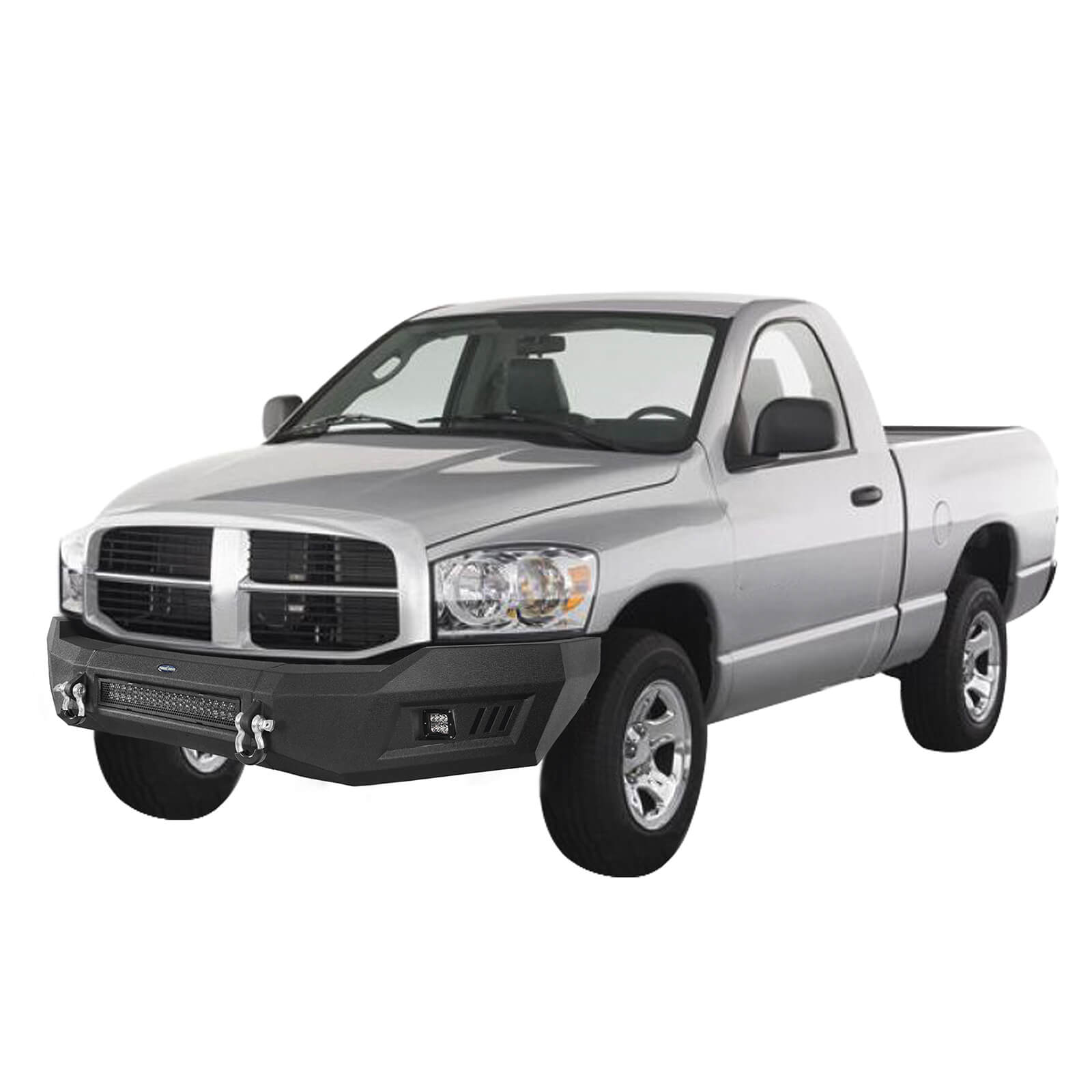 Ram Full-Width Front Bumper w/LED Light Bar for 2006-2008 Dodge