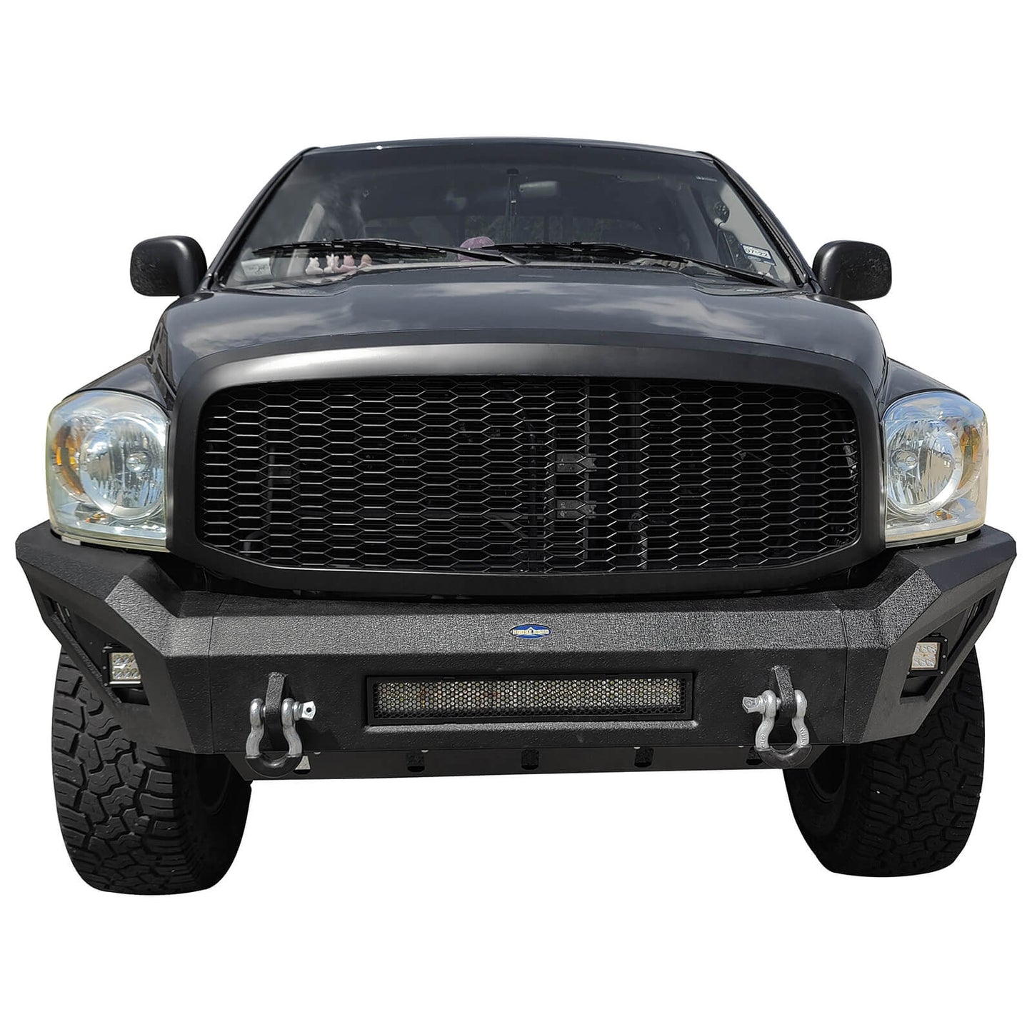 Full-Width Front Bumper w/Skid Plate for 2006-2008 Dodge Ram 1500 - Ultralisk 4x4 u6501 4