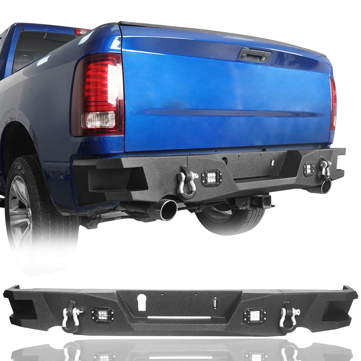 Full Width Front Bumper & Rear Bumper(09-12 Dodge Ram 1500) - ultralisk4x4