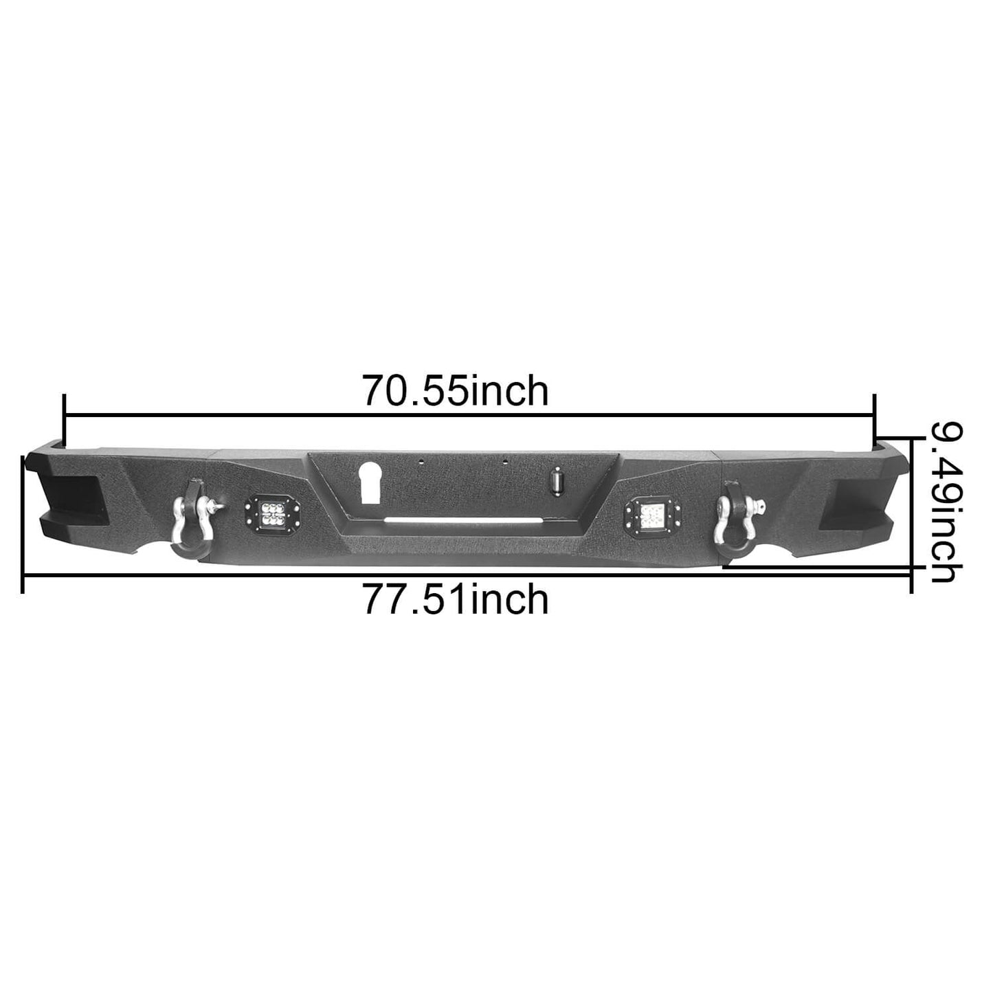 Full Width Front Bumper & Rear Bumper(09-12 Dodge Ram 1500) - ultralisk4x4