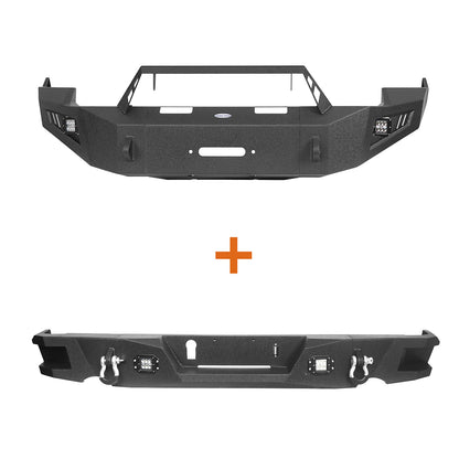 Full Width Front Bumper & Rear Bumper(09-12 Dodge Ram 1500) - ultralisk4x4