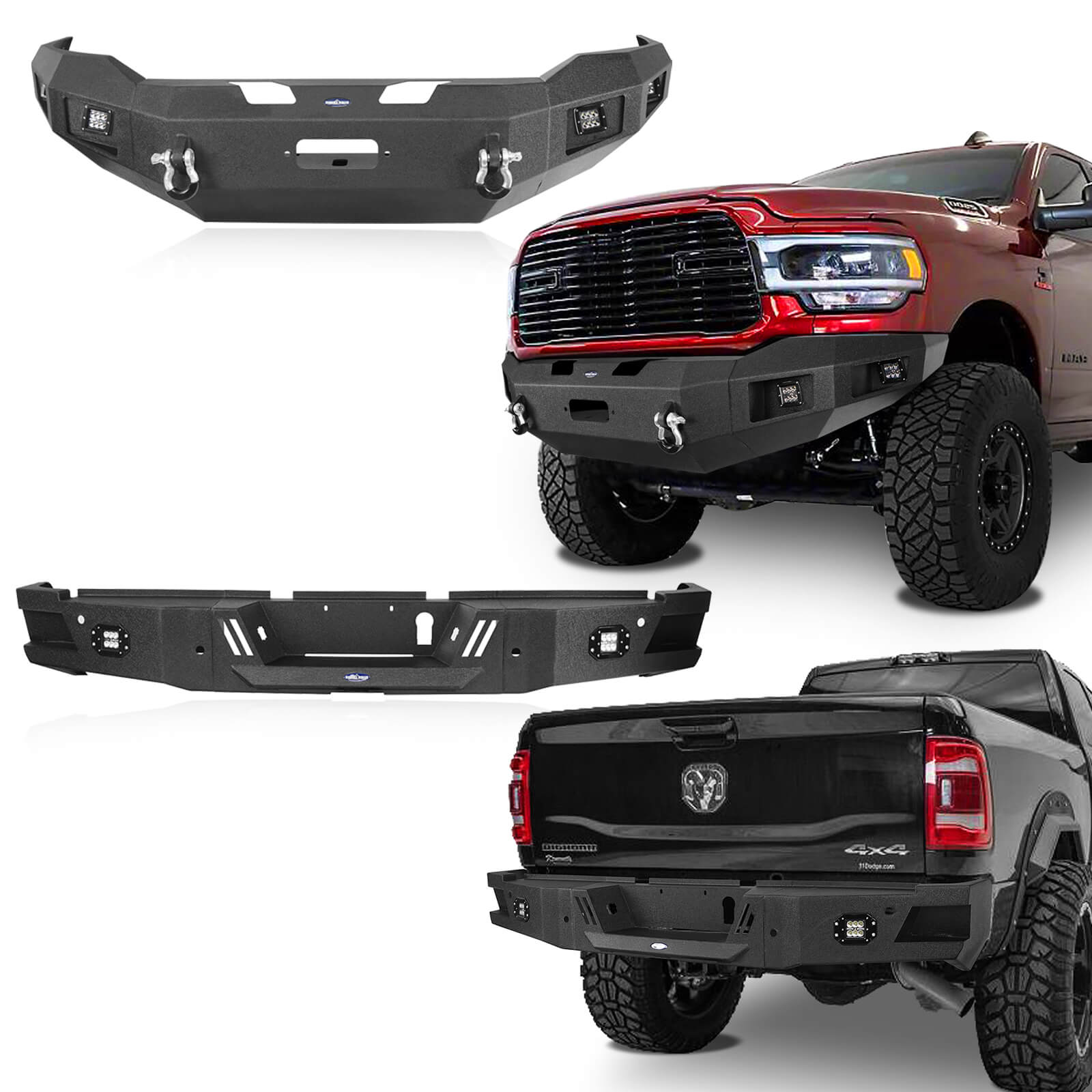 Dodge Ram Front Bumper Rear Bumper Combo for Dodge Ram 2500 - Ultralisk 4x4 u63006304  1