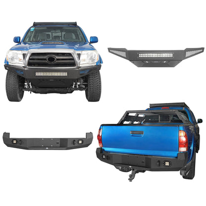 Full Width Front Bumper & Rear Bumper for 2005-2011 Toyota Tacoma b40084011-1