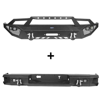 Tundra Full Width Front Bumper & Rear Bumper for 2014-2021 Toyota Tundra b5000+5003 2