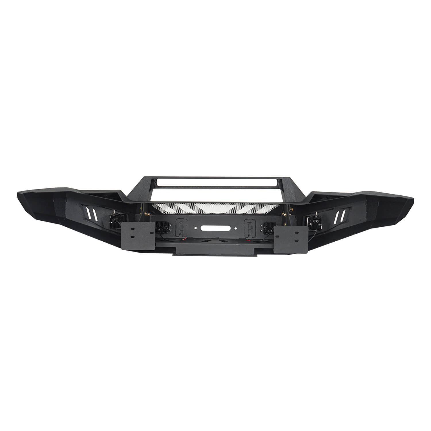 Full-Width Front Bumper with Low-Profile Hoop for 2016-2023 Toyota Tacoma 3rd Gen4 b4201-5