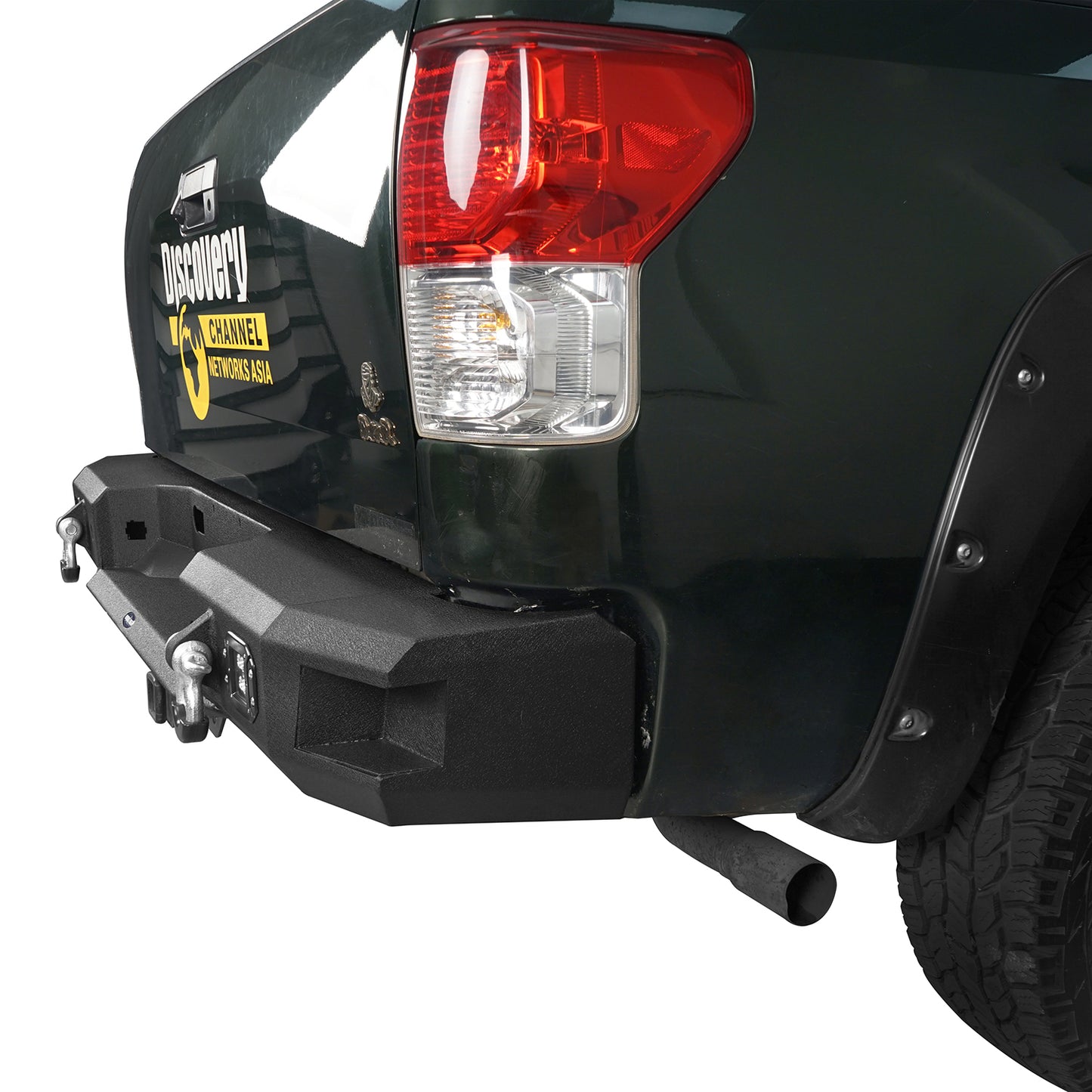 Full Width Rear Bumper for 2007-2013 Toyota Tundra b5201+b5206 4