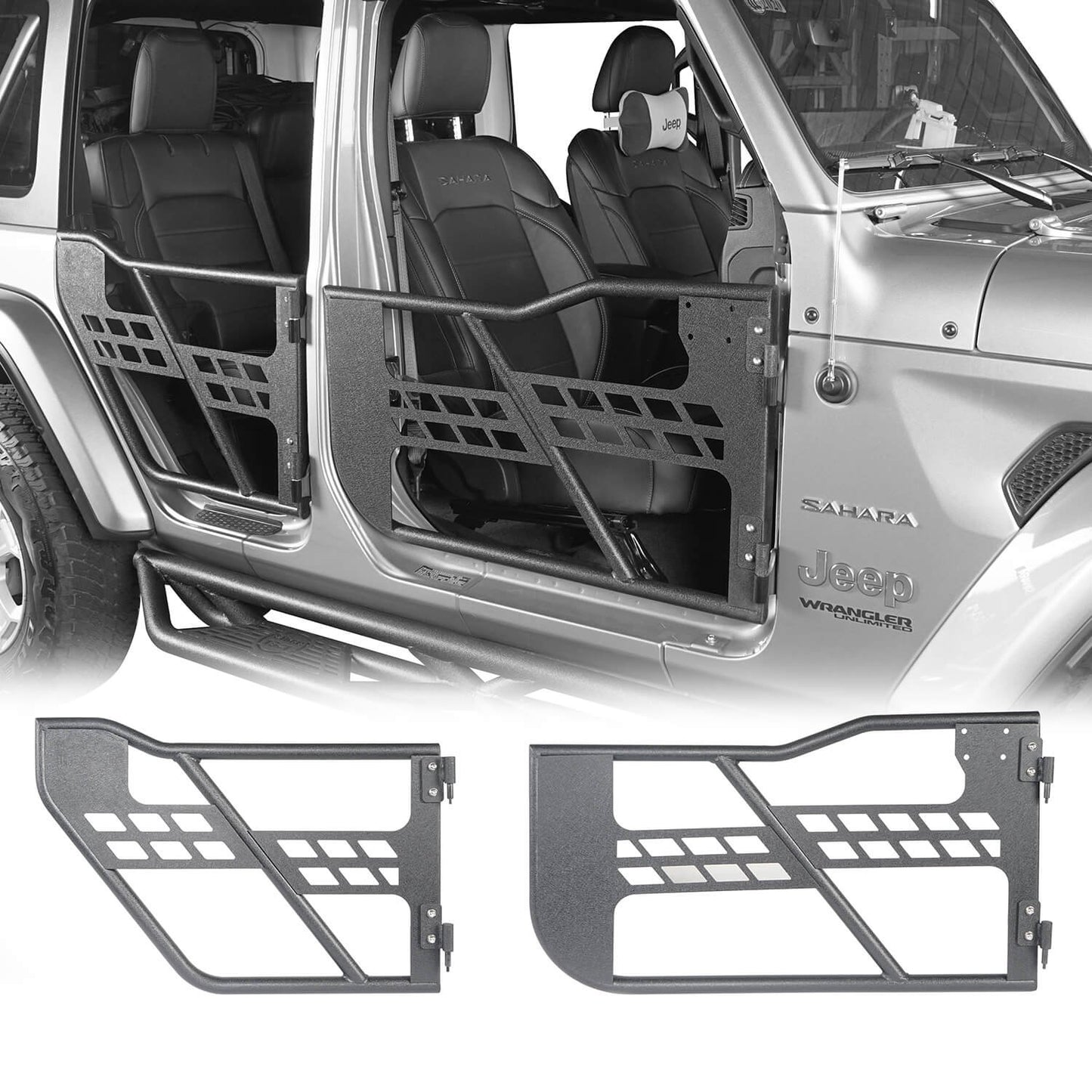 4 Door Tubular Door & Side Steps(18-24 Jeep Wrangler JL) - ultralisk 4x4