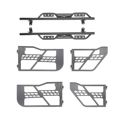 4 Door Tubular Door & Side Steps(18-24 Jeep Wrangler JL) - ultralisk 4x4