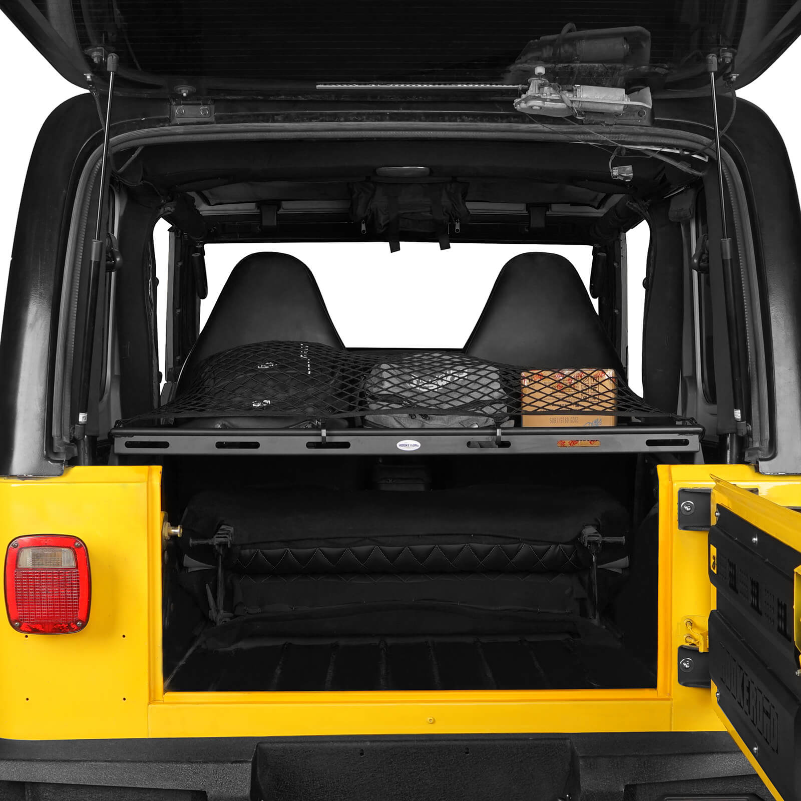 Jeep jk interior online cargo rack