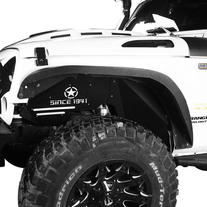 Armour Style Fender Flares & Inner Fender Liners(07-18 Jeep Wrangler JK) - Ultralisk 4x4