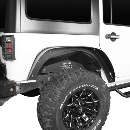 Armour Style Fender Flares & Inner Fender Liners(07-18 Jeep Wrangler JK) - Ultralisk 4x4