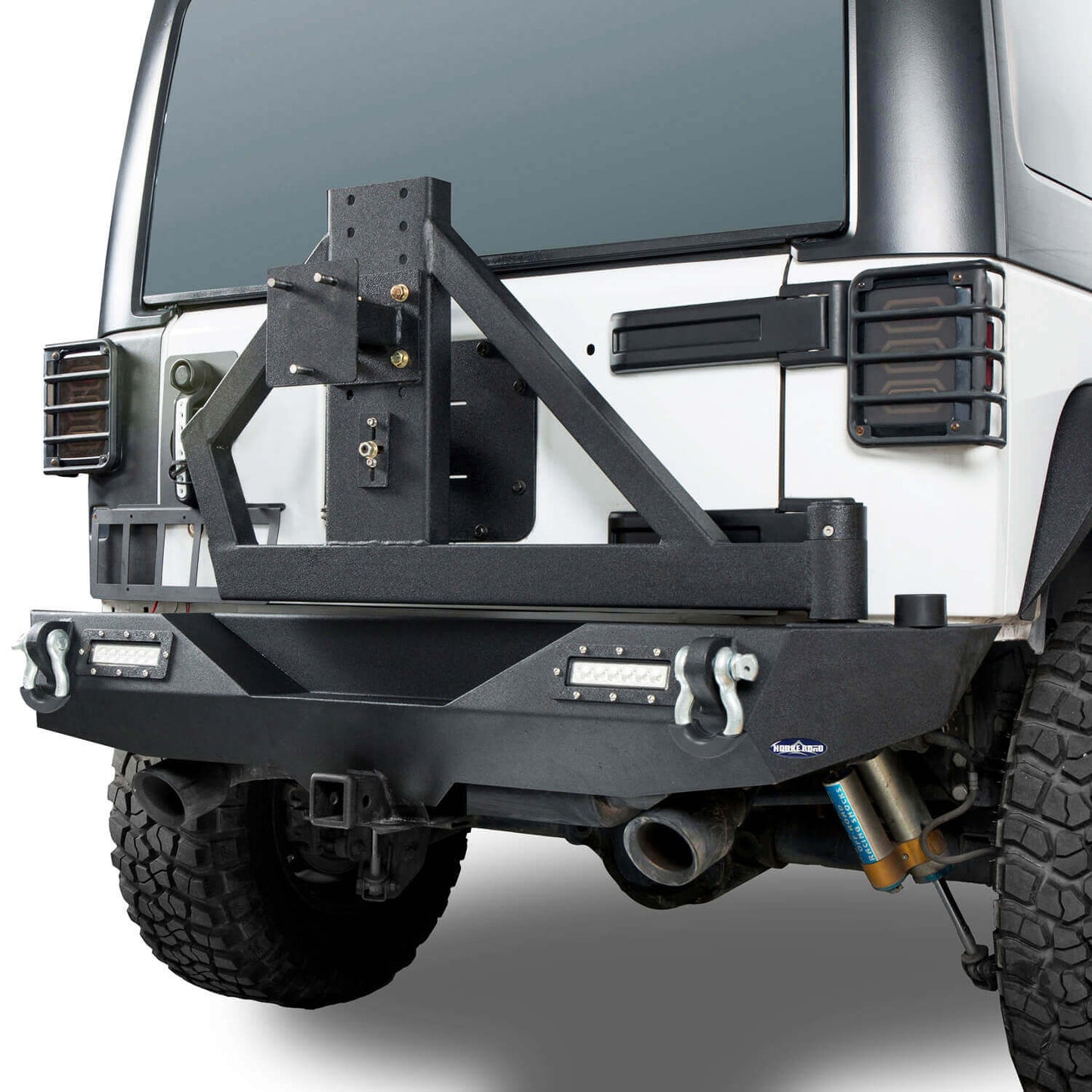 Blade Stubby Front Bumper & Different Trail Rear Bumper w/Tire Carrier Combo(07-18 Jeep Wrangler JK) - Ultralisk 4x4