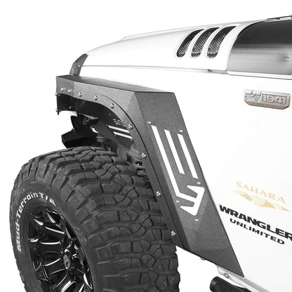 Steel Fender Flares Armour Style (07-18 Jeep Wrangler JK) - Ultralisk 4x4