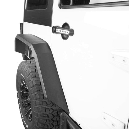 Jeep JK Fenders Fender Flares Flat for 2007-2018 Jeep Wrangler JK - Ultralisk 4x4 u2005 5