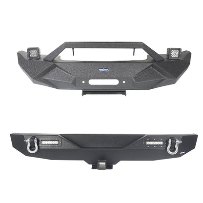 Blade Stubby Front Bumper & Different Trail Rear Bumper Combo(07-18 Jeep Wrangler JK) - ultralisk4x4