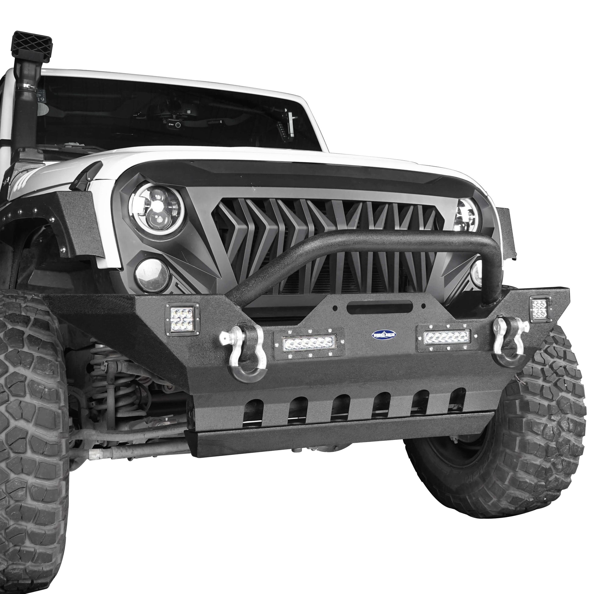 Jeep JK Front Skid Plate Textured Black Steel for 2007-2018 Jeep Wrangler JK Jeep JK Parts 204 5