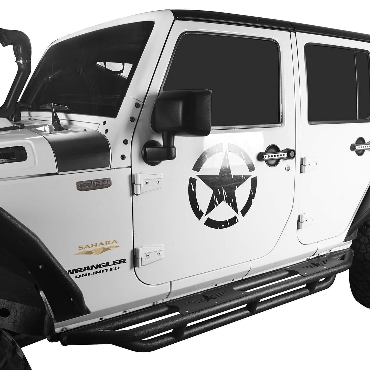 Star Side Steps Running Boards(07-18 Jeep Wrangler JK 4 Doors) - Ultralisk 4x4