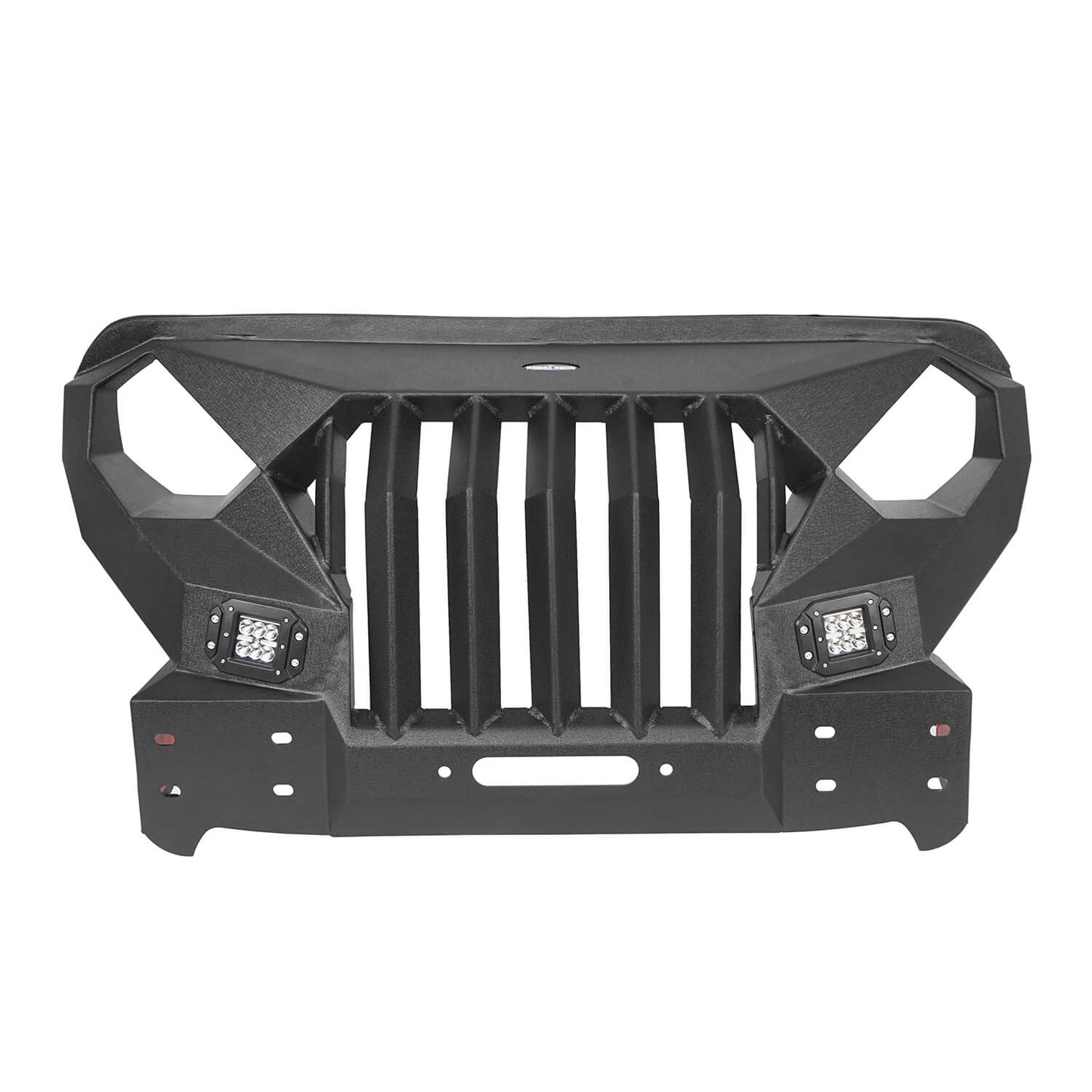 Jeep JL Full-width Front Bumper w/Mad Max Grill & Windshield Frame Cover for Jeep Wrangler JL ultralisk4x4 u30213024  6