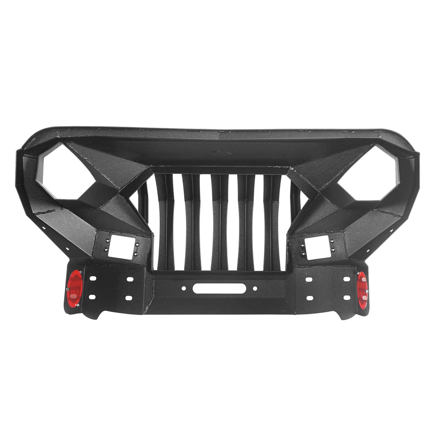 Jeep JL Full-width Front Bumper w/Mad Max Grill & Windshield Frame Cover for Jeep Wrangler JL ultralisk4x4 u30213024  7