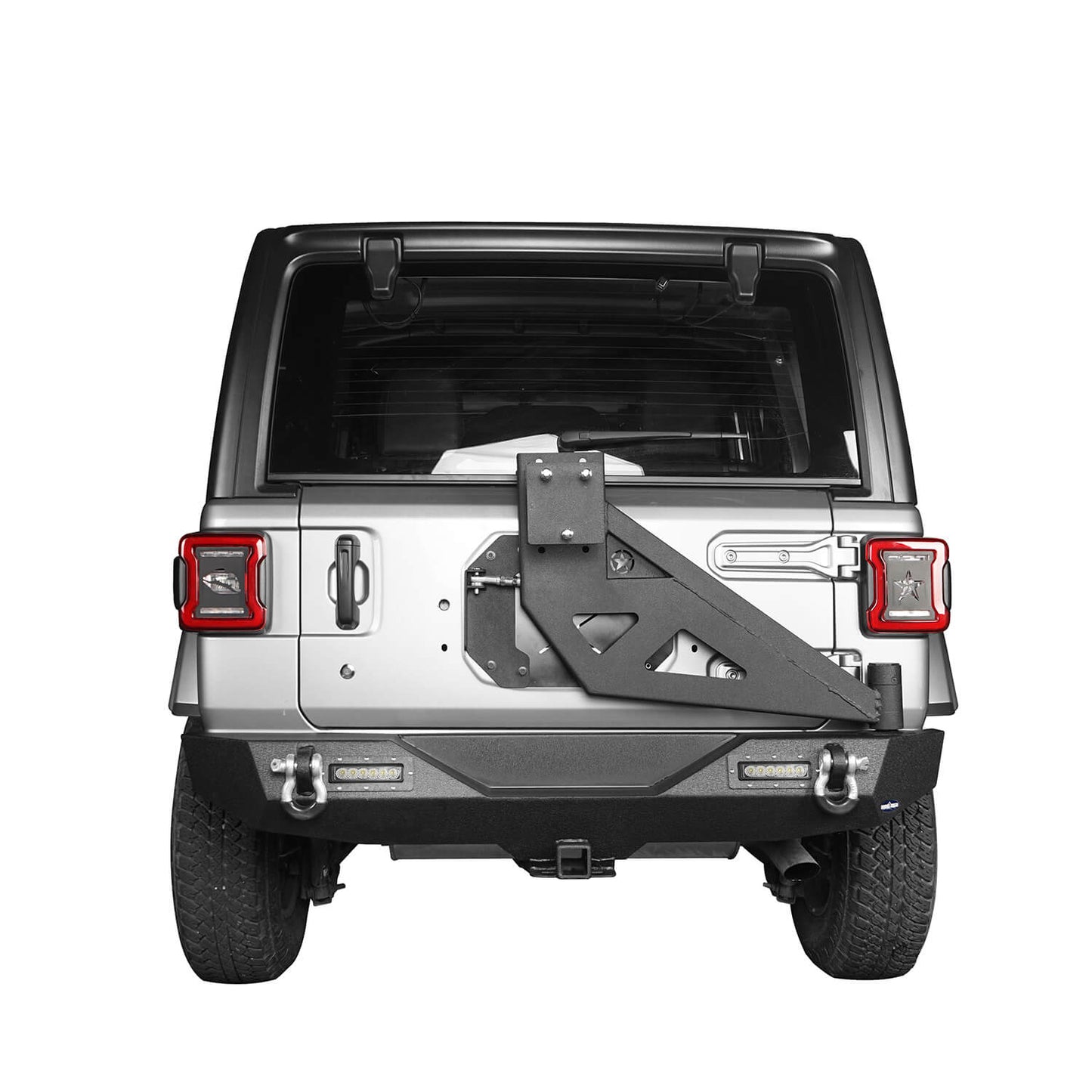 Mad Max Front Bumper & Rear Bumper w/Tire Carrier(18-24 Jeep Wrangler JL) - ultralisk4x4